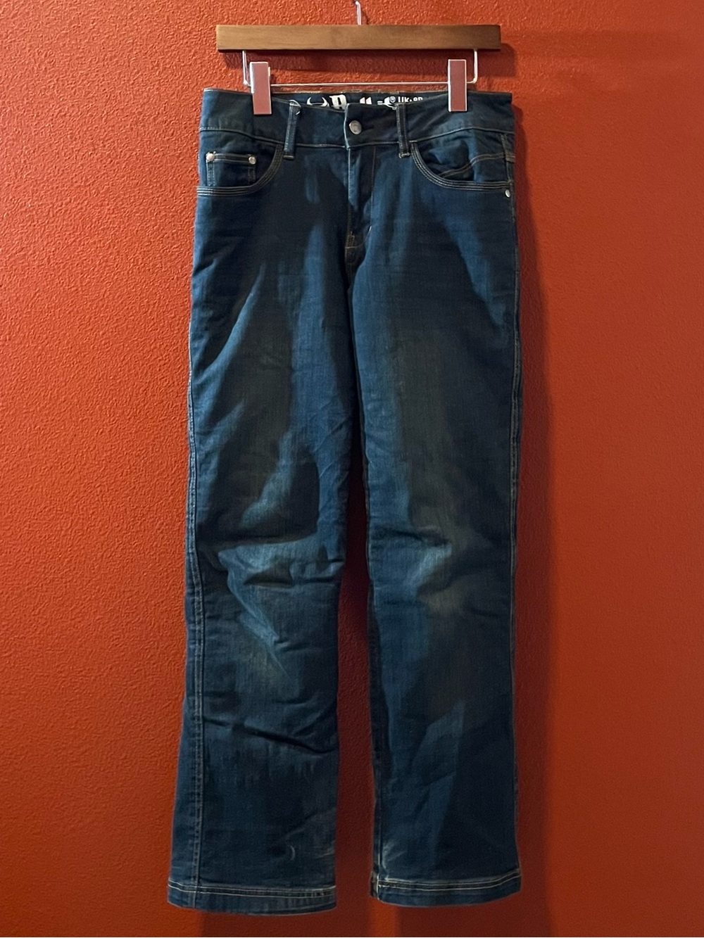 Bull-It Women’s SR6 Motorcycle Straight Leg Blue Covec Padded Insulation Jeans